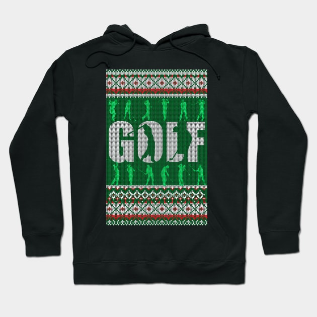 Golf Ugly Christmas Hoodie by golf365